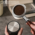 Top view of the triple-leaf distribution side.