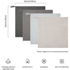 12 by 12 inch barista microfiber cloth size guide