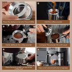 4-in-1 espresso puck prep kit for cleaner home barista workflow