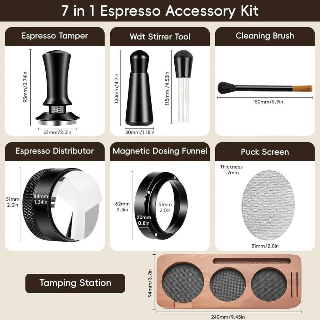 7-in-1 Espresso Accessory Kit | Culturbo