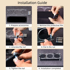 Installation guide for acrylic espresso tool organizer stand