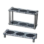 Culturbo acrylic espresso tool organizer stand in single-tier and double-tier styles