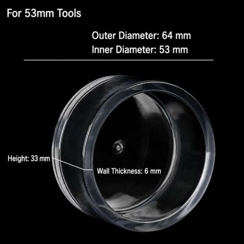 53mm espresso puck prep cup size specification