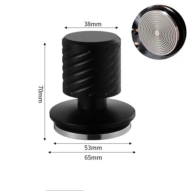 53mm espresso tamper dimensions compatible with 54mm Breville portafilters.
