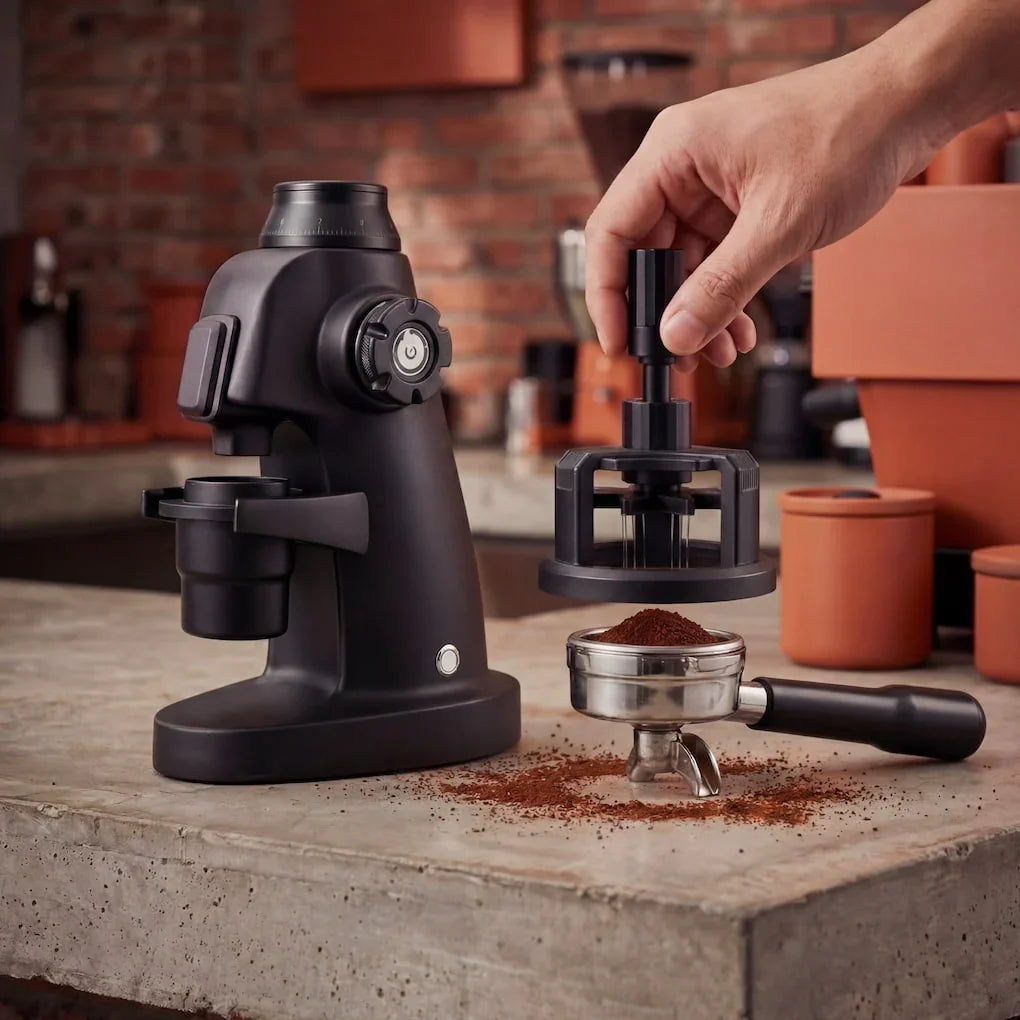 Culturbo rotary WDT tool espresso stirrer for professional barista setup