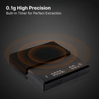 Digital coffee scale sensor for 0.1g coffee weighing