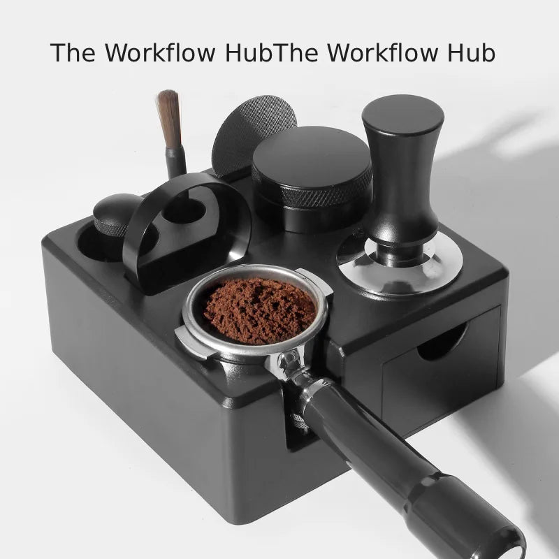 8-in-1 espresso coffee organizer box command center