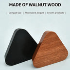 Minimal espresso puck screen kit with wood stand for home baristas