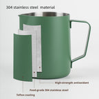 Bottom view of 1.0mm thick 304 food grade stainless steel pitcher.