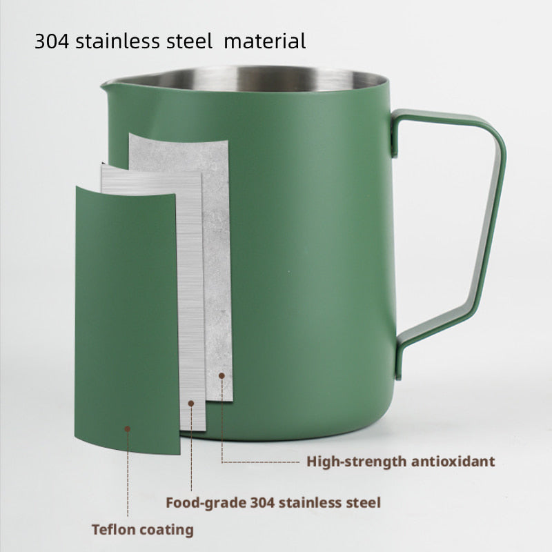 Bottom view of 1.0mm thick 304 food grade stainless steel pitcher.