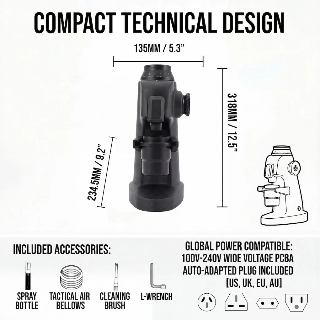 Culturbo T48 grinder accessories included in the box