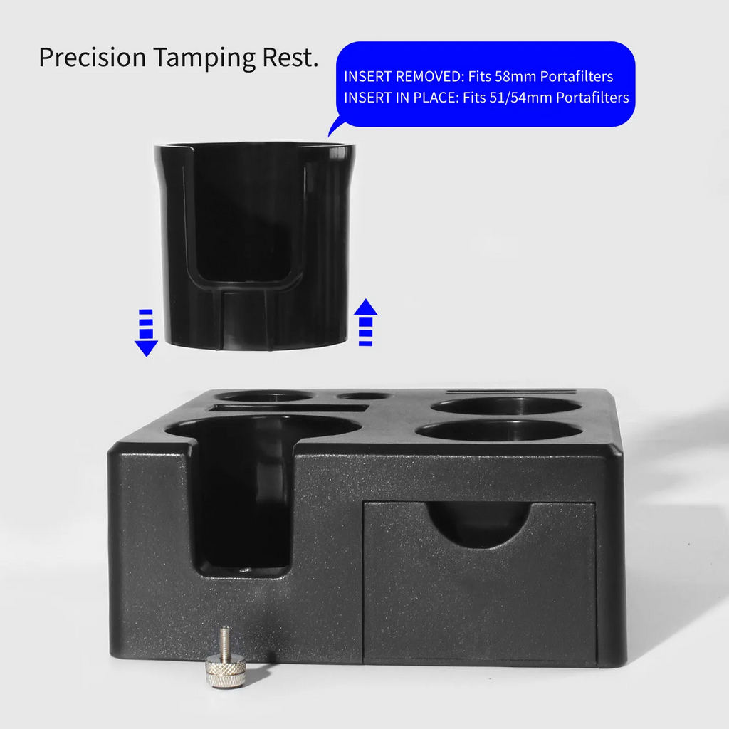 Removable slot for 51mm 54mm 58mm espresso portafilter